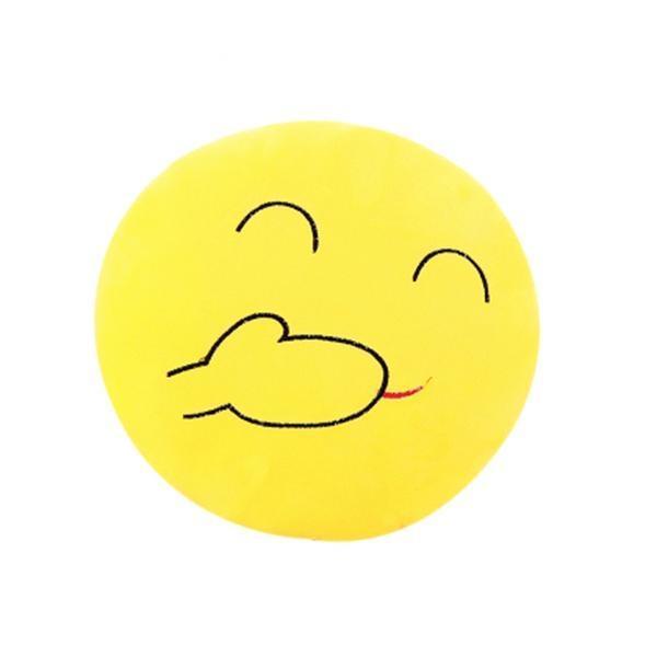 Plush Emoji Dog Pillow Toys Plush & Squeaky Toys Happy Paws P 