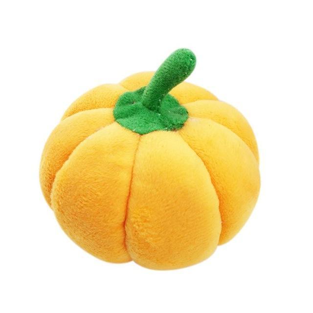 Plush Fruits & Veg Plush & Squeaky Toys Happy Paws Pumpkin 