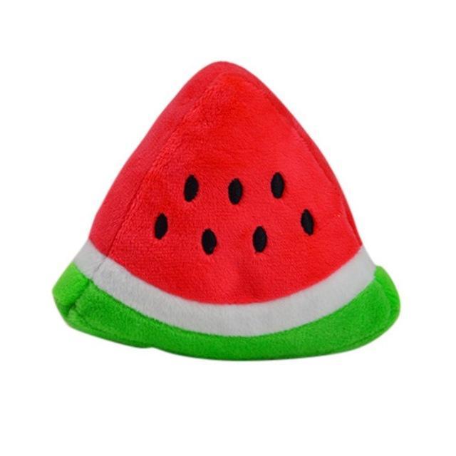 Plush Fruits & Veg Plush & Squeaky Toys Happy Paws Watermelon Wedge 