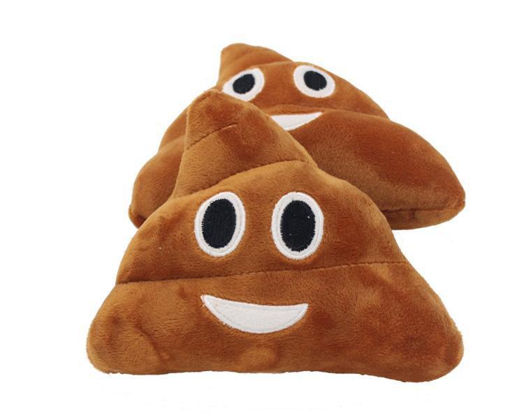 Plush Poop Emoji Toys Plush & Squeaky Toys Happy Paws 