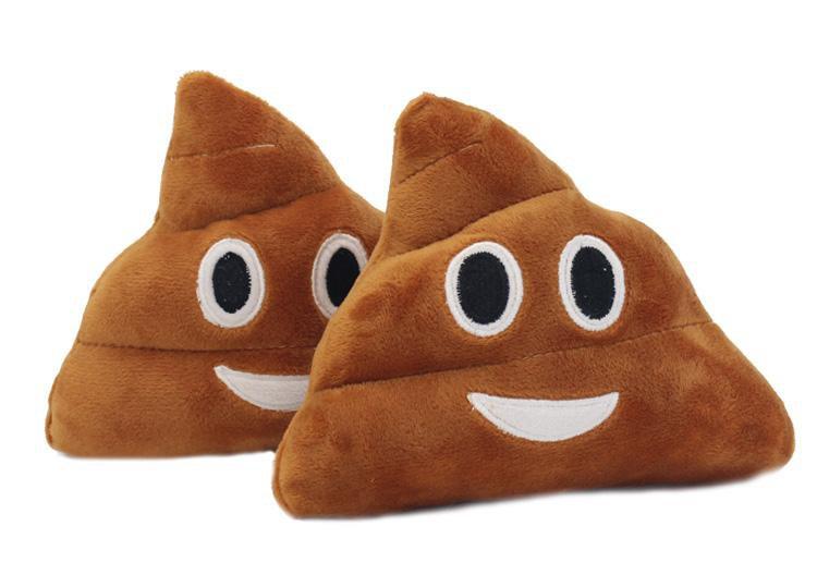 Plush Poop Emoji Toys Plush & Squeaky Toys Happy Paws 