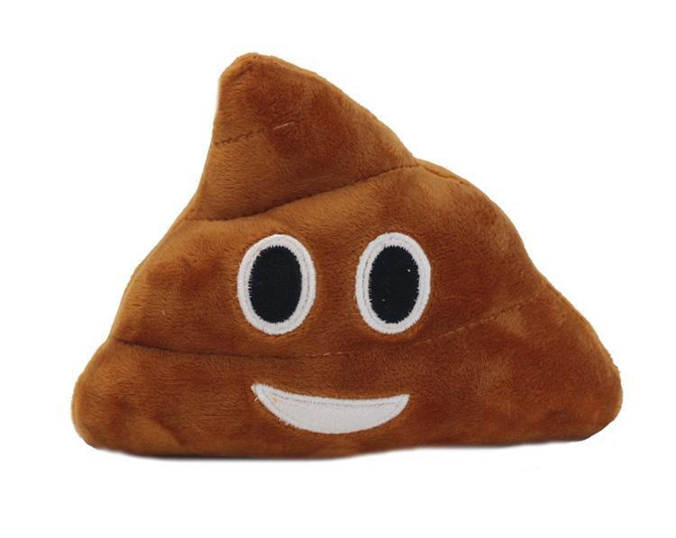 Plush Poop Emoji Toys Plush & Squeaky Toys Happy Paws 
