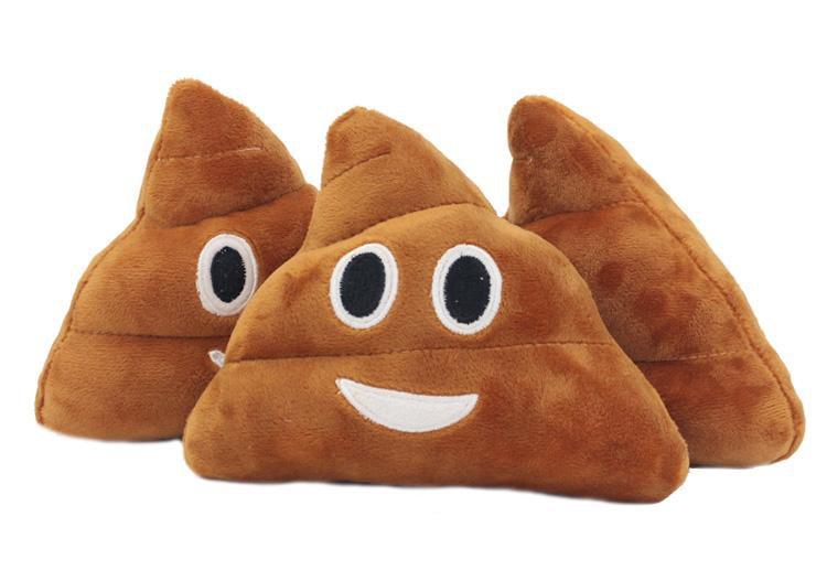 Plush Poop Emoji Toys Plush & Squeaky Toys Happy Paws 