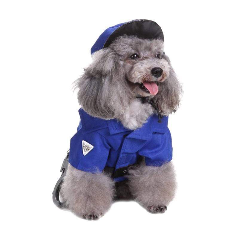 Police Uniform Costume Dog Halloween Costume Happy Paws Online 