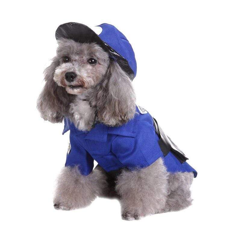 Police Uniform Costume Dog Halloween Costume Happy Paws Online 