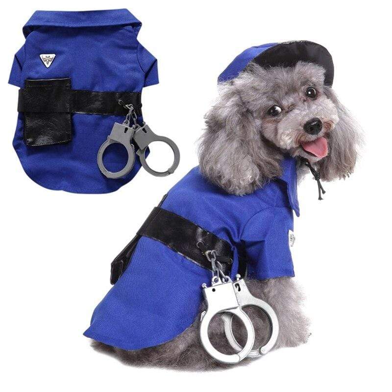 Police Uniform Costume Dog Halloween Costume Happy Paws Online Medium 