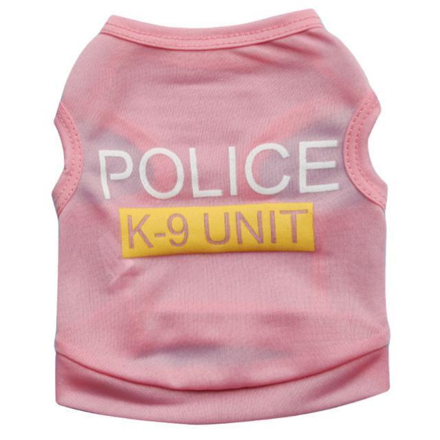 Police Unit Dog Vest Dog Vest Happy Paws Pink Large 