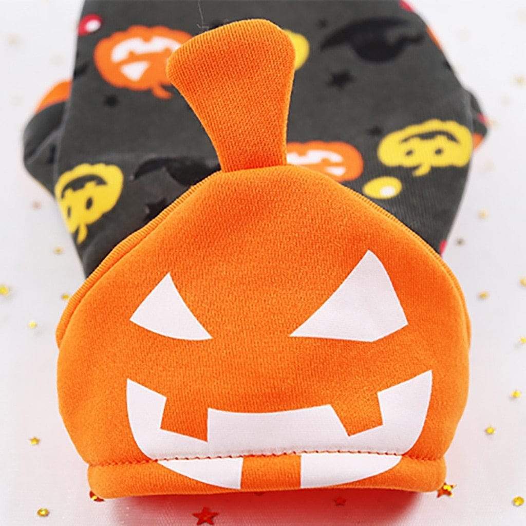Pumpkin Soft Fleece Hoody Dog Halloween Costume Happy Paws Online 