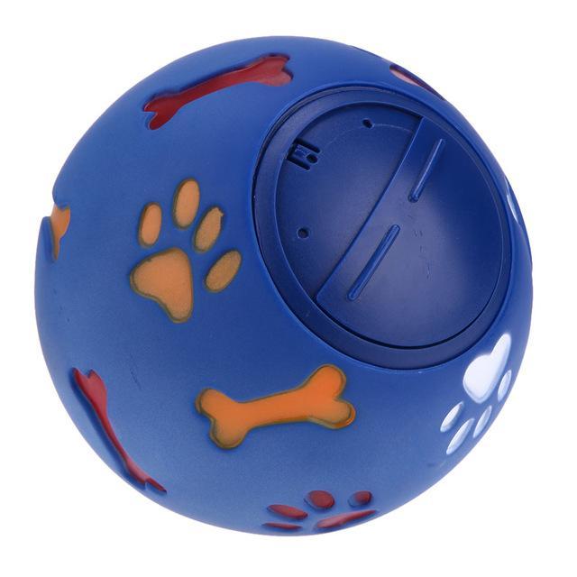 Puppy Treat Ball Puzzle toys Happy Paws Blue Medium 7.5 cm 