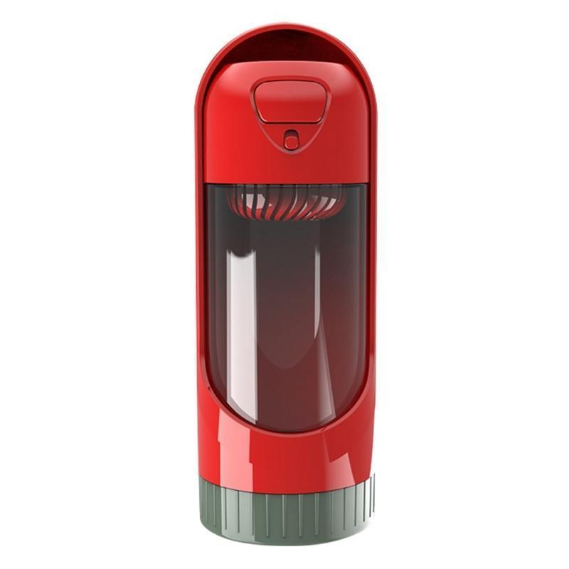 Pure filtration Water Bottle Dog Water Bottle Happy Paws Online Red 