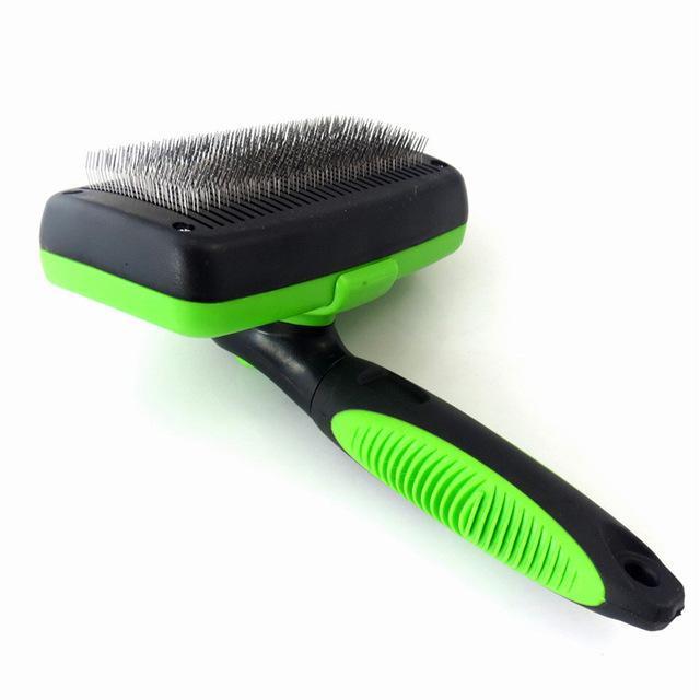 Rotating Groom Tool Dog Brush & Comb Happy Paws 