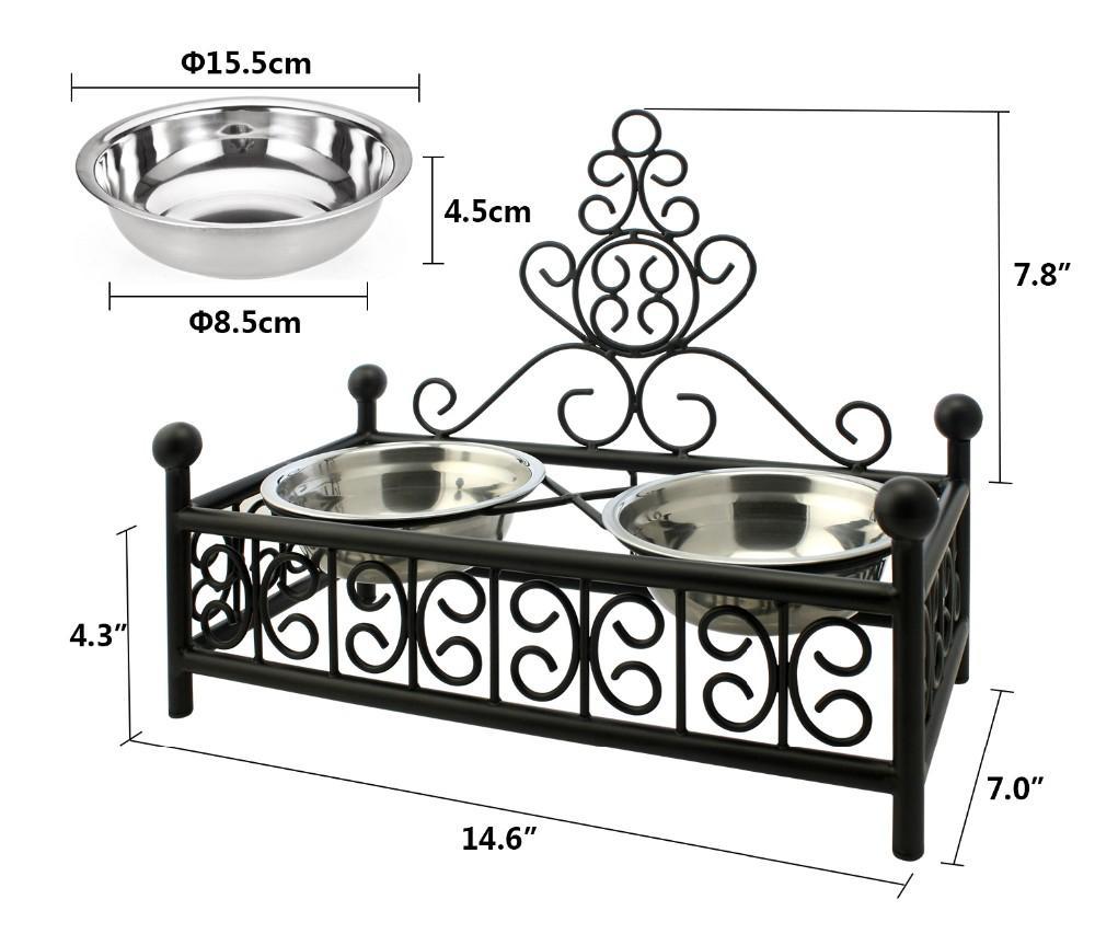 Royal Dog Stainless Steel Bowl Feeding bowl Happy Paws 