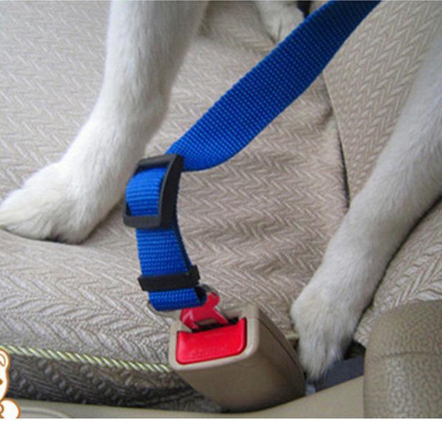 Safety Dog Car Seat Belt seat belt Happy Paws Blue 
