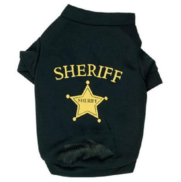 Sheriff Dog Vest Dog Vest Happy Paws Large 