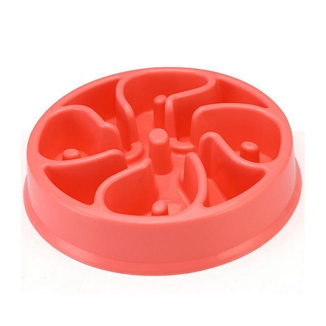 Slow Feeder Bowl Feeding bowl Happy Paws Red 