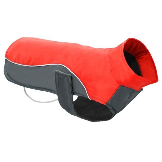 Sports Reflective Coat Dog Vest Jacket Happy Paws Red 2XLarge 