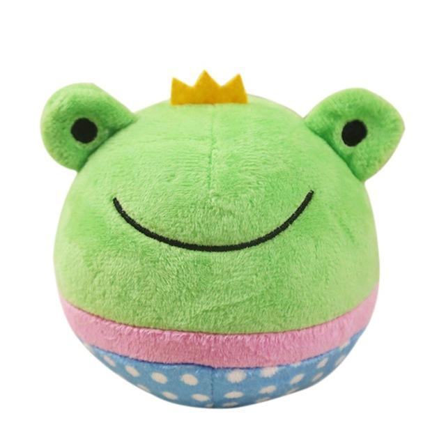 Squeaky Plush Animal Balls Plush & Squeaky Toys Happy Paws Frog 