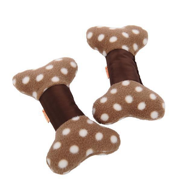 Squeaky Plush Bones Plush & Squeaky Toys Happy Paws 