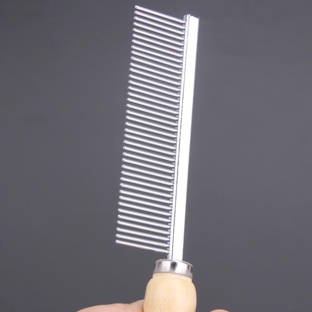 Stainless Steel Groom Comb Dog Brush & Comb Happy Paws 