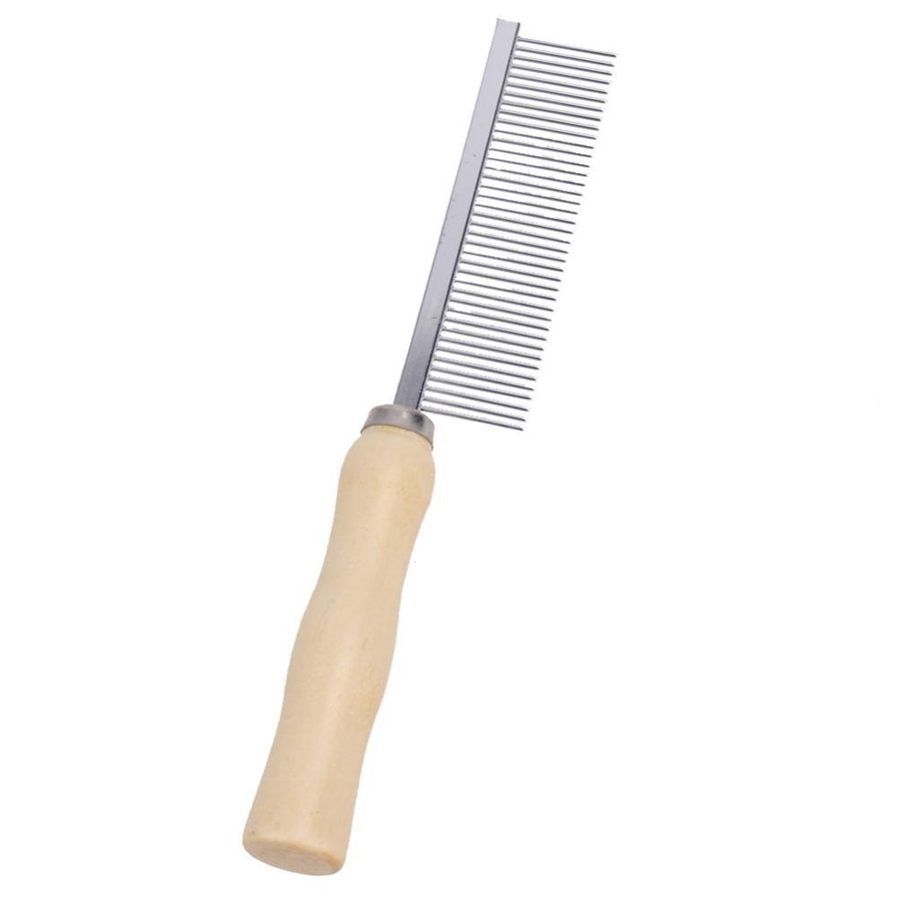 Stainless Steel Groom Comb Dog Brush & Comb Happy Paws 