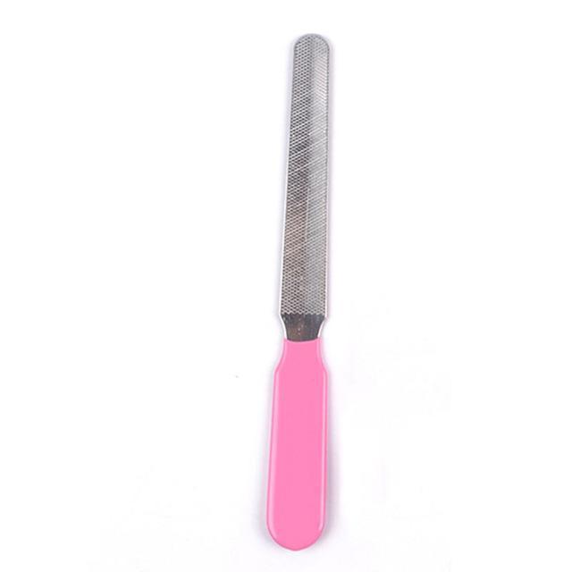 Stainless Steel Nail File Nail File Happy Paws Pink 