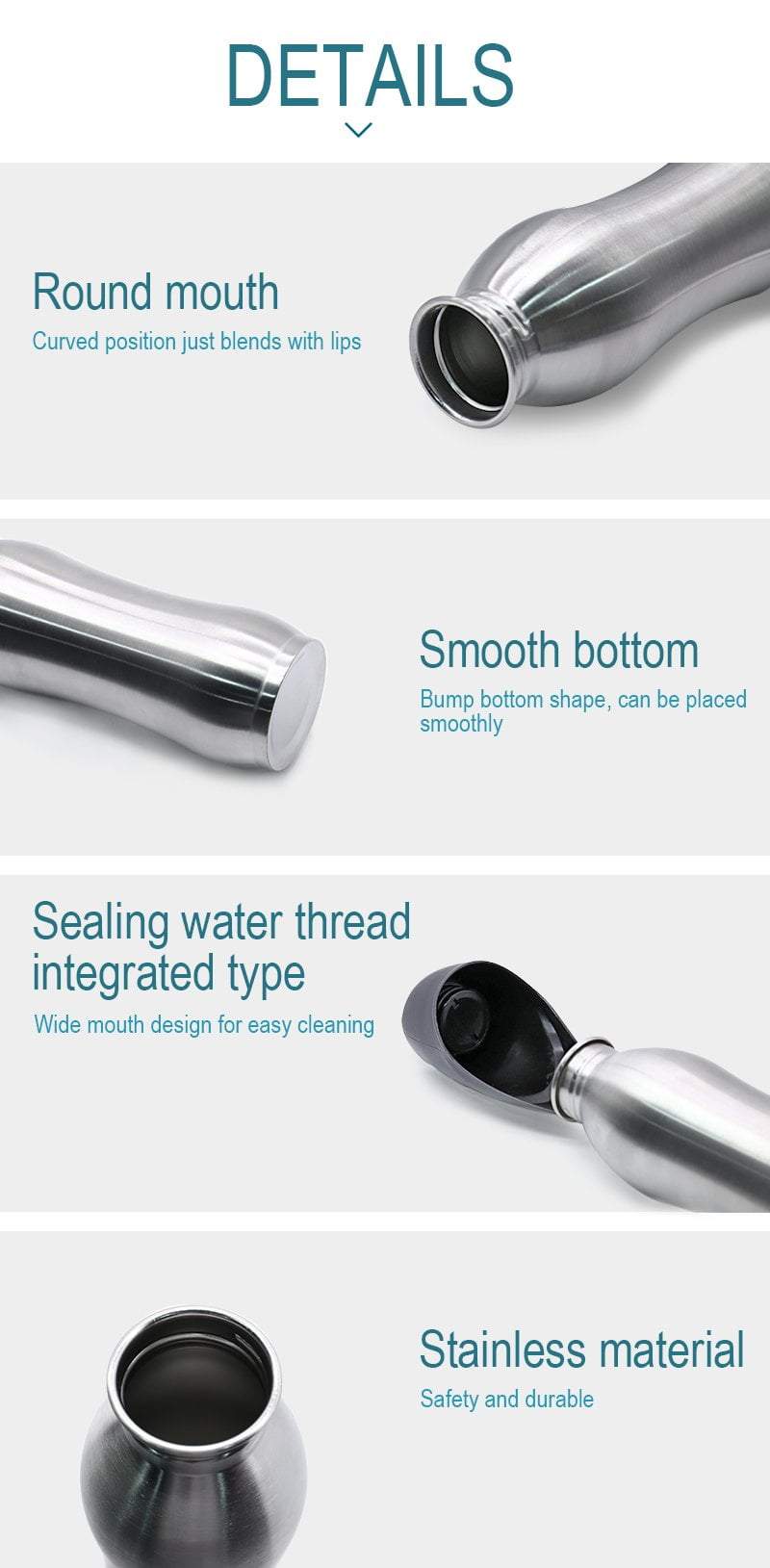 Stainless Steel Water Bottle 750ml.