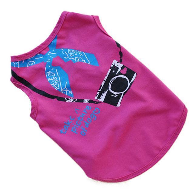 Summer Holiday Dog Vest Dog Vest Happy Paws Pink Large 