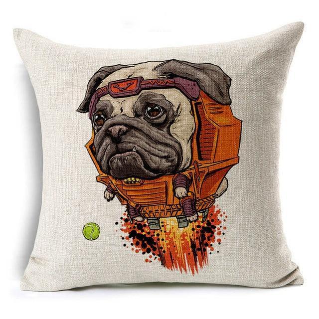 Superhero Dog Art Cushion Covers Dog Cushion Covers Happy Paws 11 