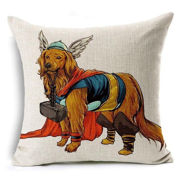 Superhero Dog Art Cushion Covers Dog Cushion Covers Happy Paws 7 