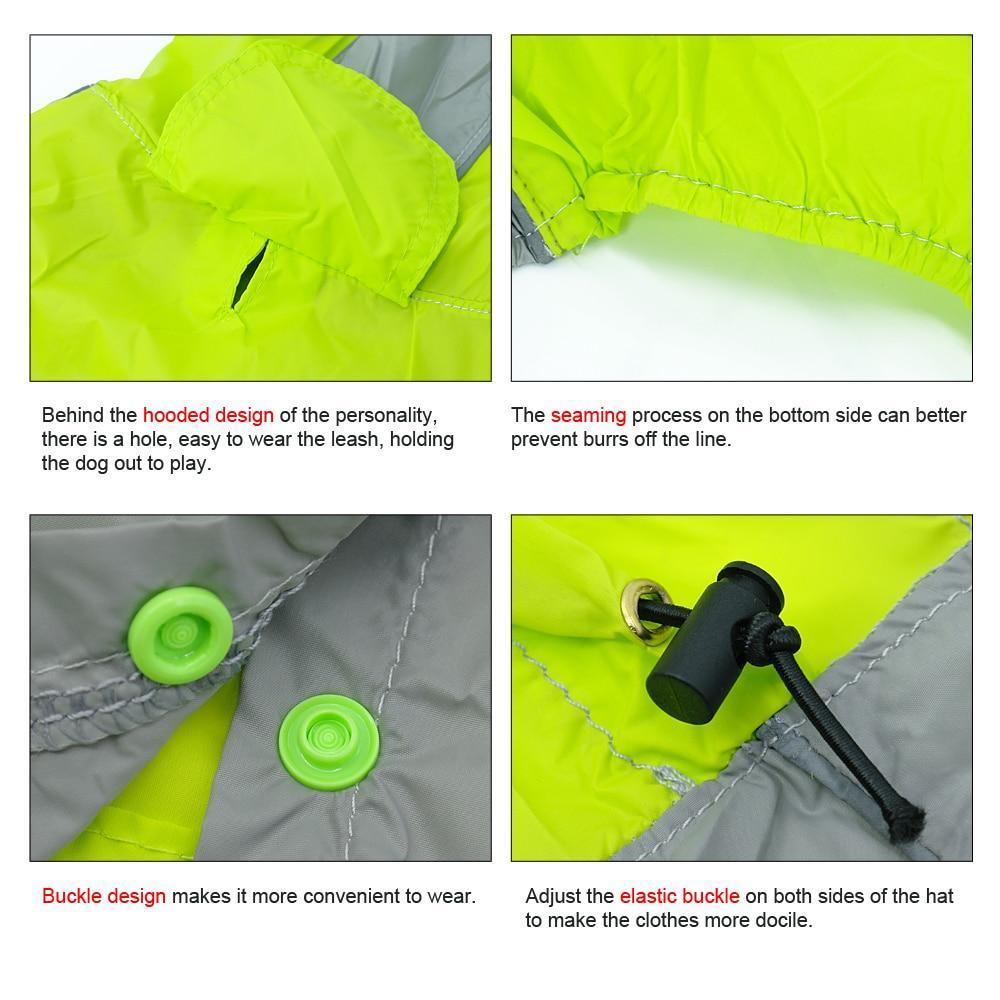 Taffeta shell Raincoat Dog Raincoat Happy Paws 