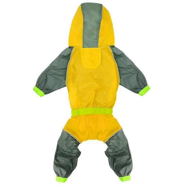 Taffeta shell Raincoat Dog Raincoat Happy Paws Orange Small 
