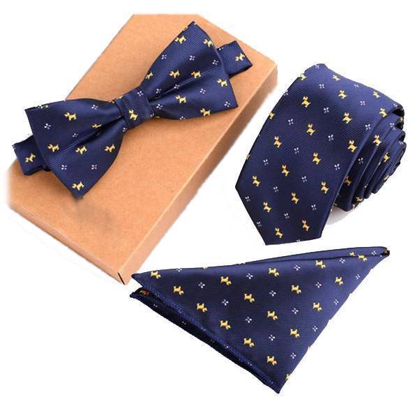 Tie, Bow & Hanky Set Tie Hanky & Bow Set Happy Paws 