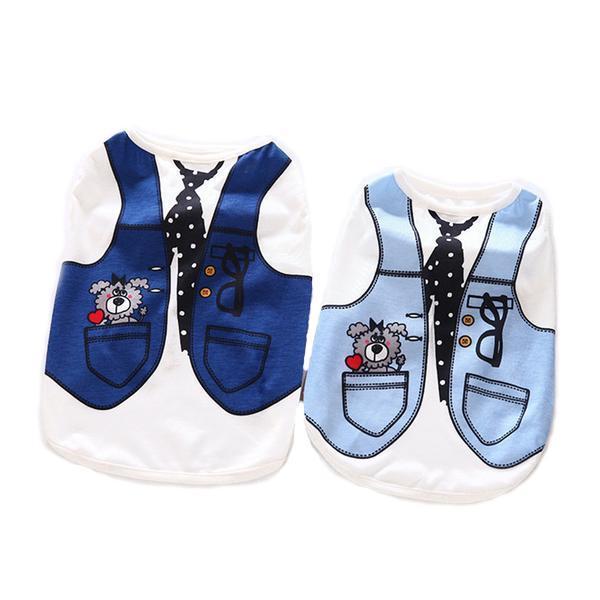 Tie & Shirt Dog Vest Dog Vest Happy Paws 