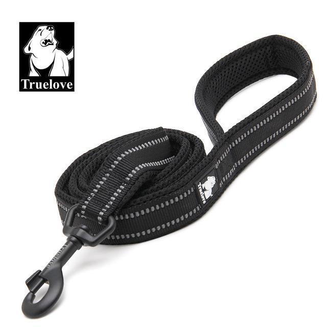 Truelove Comfort Leash dog leash Happy Paws Black 