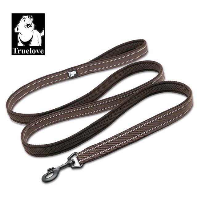 Truelove Comfort Leash dog leash Happy Paws Brown 