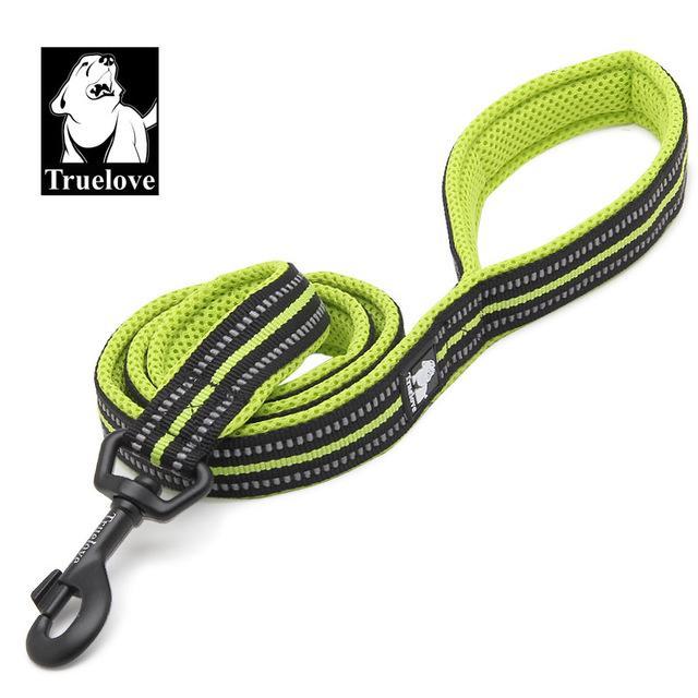 Truelove Comfort Leash dog leash Happy Paws Neon Yellow 