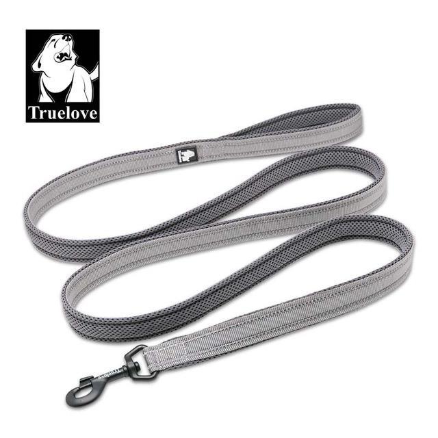 Truelove Comfort Leash dog leash Happy Paws Silver 