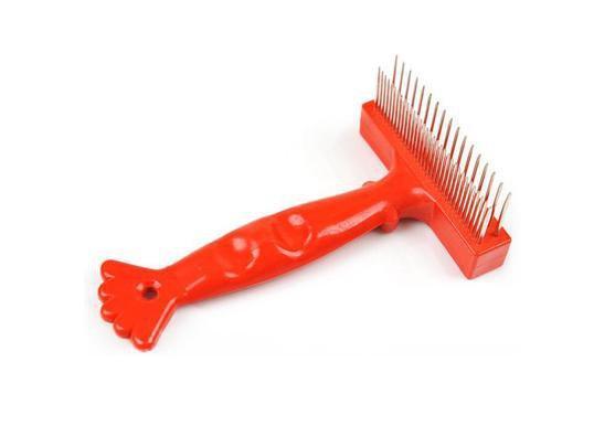 Undercoat Shedding Rake Dog Brush & Comb Happy Paws 