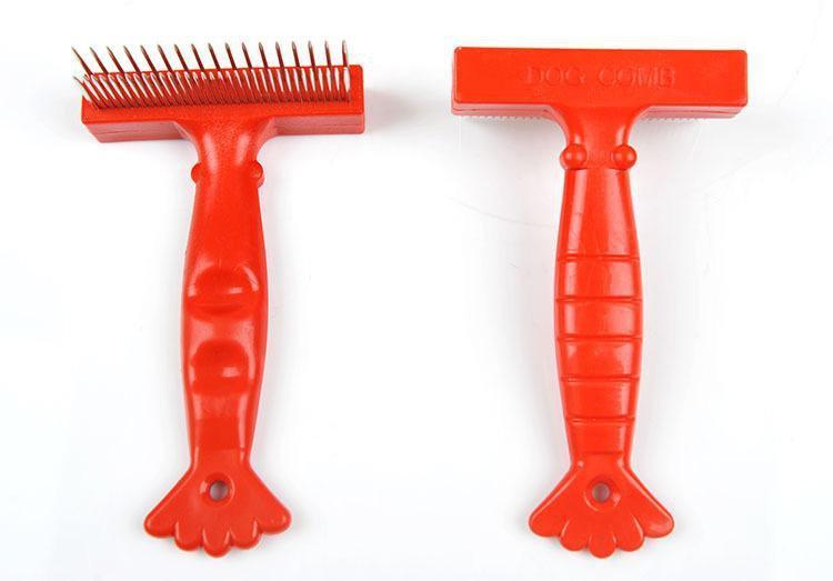 Undercoat Shedding Rake Dog Brush & Comb Happy Paws 