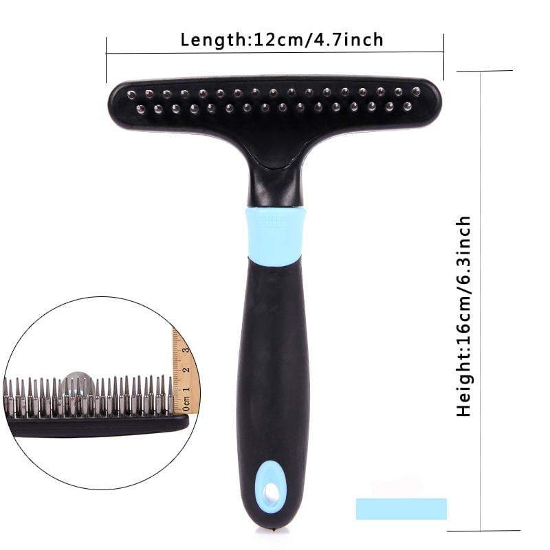 Undercoat Shedding Rake Dog Brush & Comb Happy Paws 