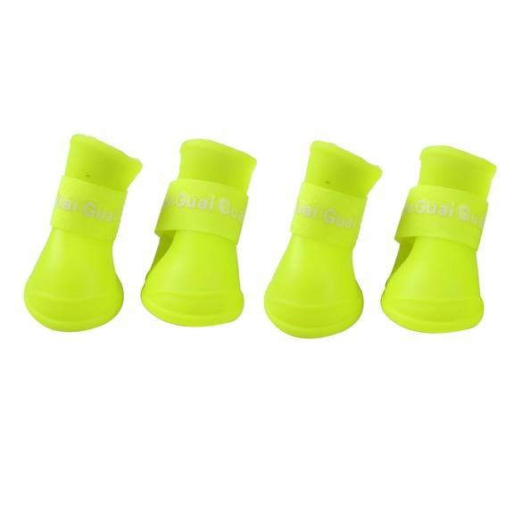 Waterproof Dog Booties Dog Boots Happy Paws Green Small 