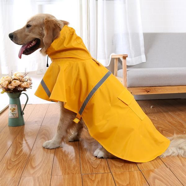 Waterproof Reflective Raincoat Dog Raincoat Happy Paws 