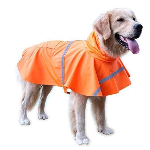 Waterproof Reflective Raincoat Dog Raincoat Happy Paws 