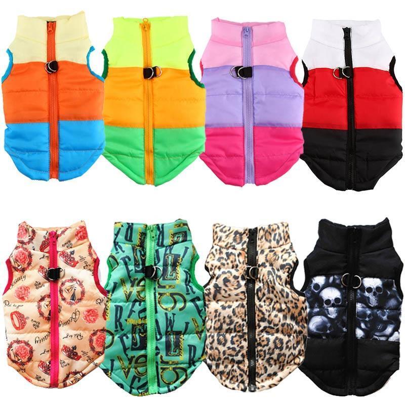 Windproof Jacket Vest Dog Sleeveless Jacket Happy Paws 