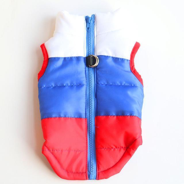 Windproof Jacket Vest Dog Sleeveless Jacket Happy Paws Russia Large 